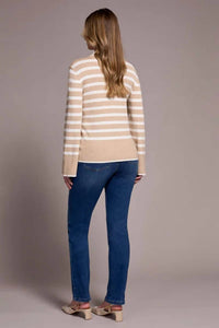 Tribal - Mock Stripe Sweater