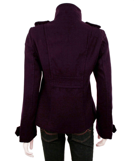 Ci Sono By Cavalini - Women's Military Inspired Coat