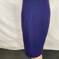 Givenchy Women's Wool Twill Pencil Skirt in marine blue - women's skirt - alternate view
