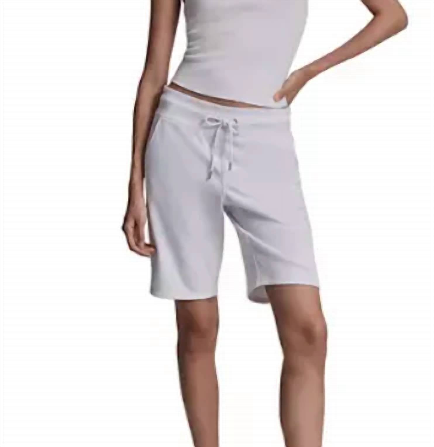 Dkny - Women's Embroidered Logo Bermuda Shorts