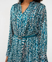 Esqualo - Long Sleeve Printed Dress