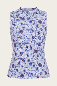 Ulla Johnson Women's Ines Sleeveless Jersey Top in gardenia - women's tank top