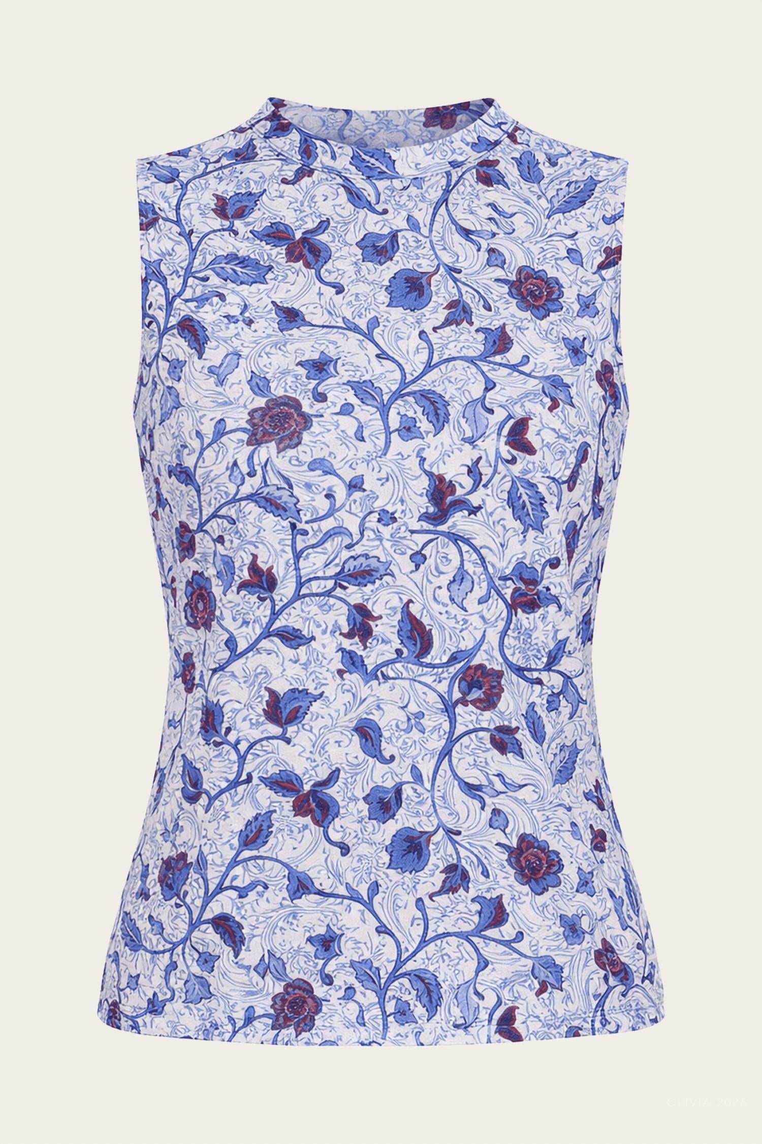 Ulla Johnson Women's Ines Sleeveless Jersey Top in gardenia - women's tank top