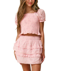 Loveshackfancy - Billie Mini Skirt