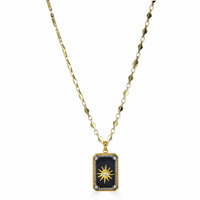 Rachel Reinhardt - Women's Celestial Star Dog Tag Necklace
