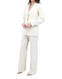 Iris Setlakwe - Striped One Button Jacket