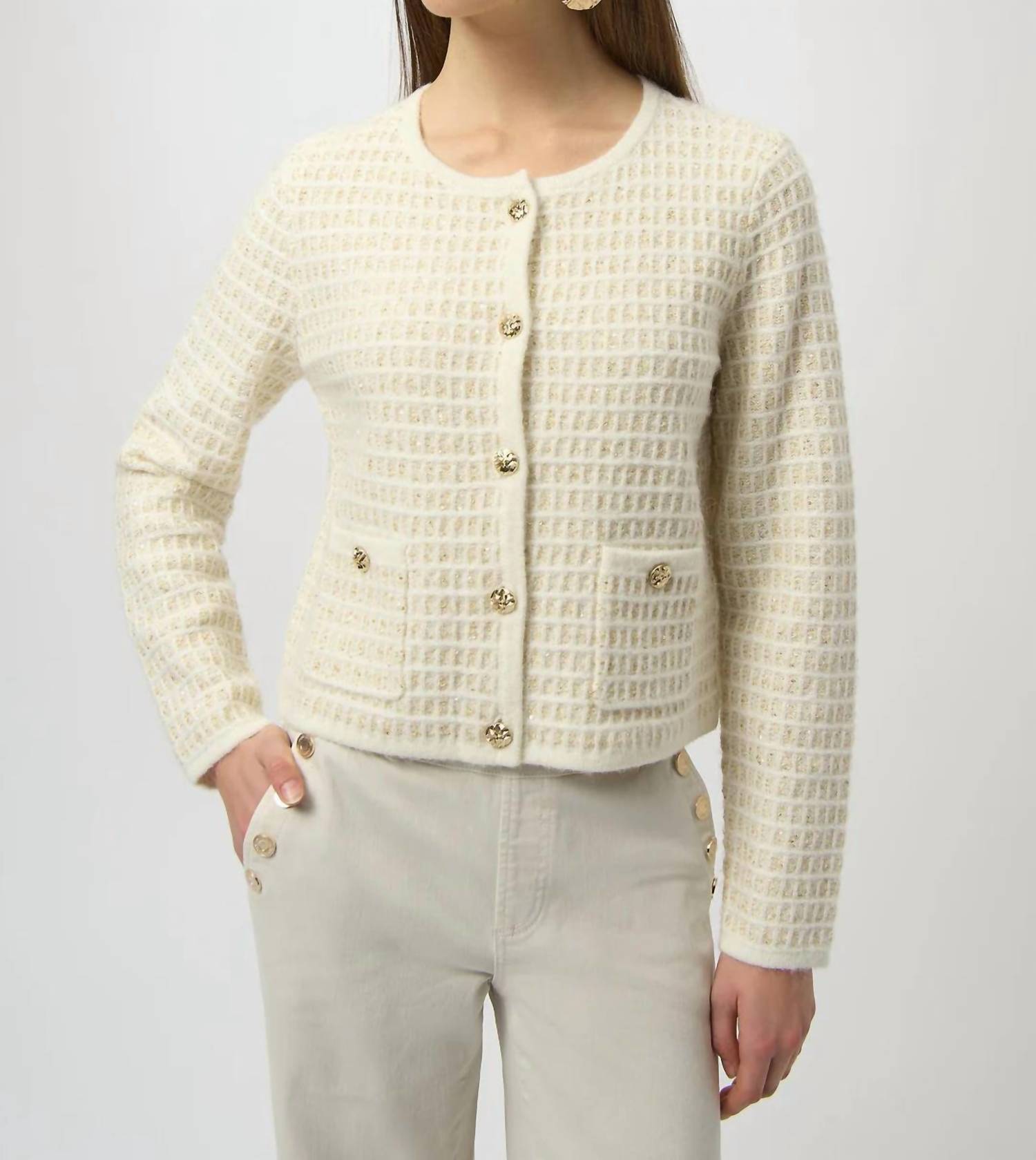 Joseph Ribkoff - Long Dolman Sleeves Cardigan