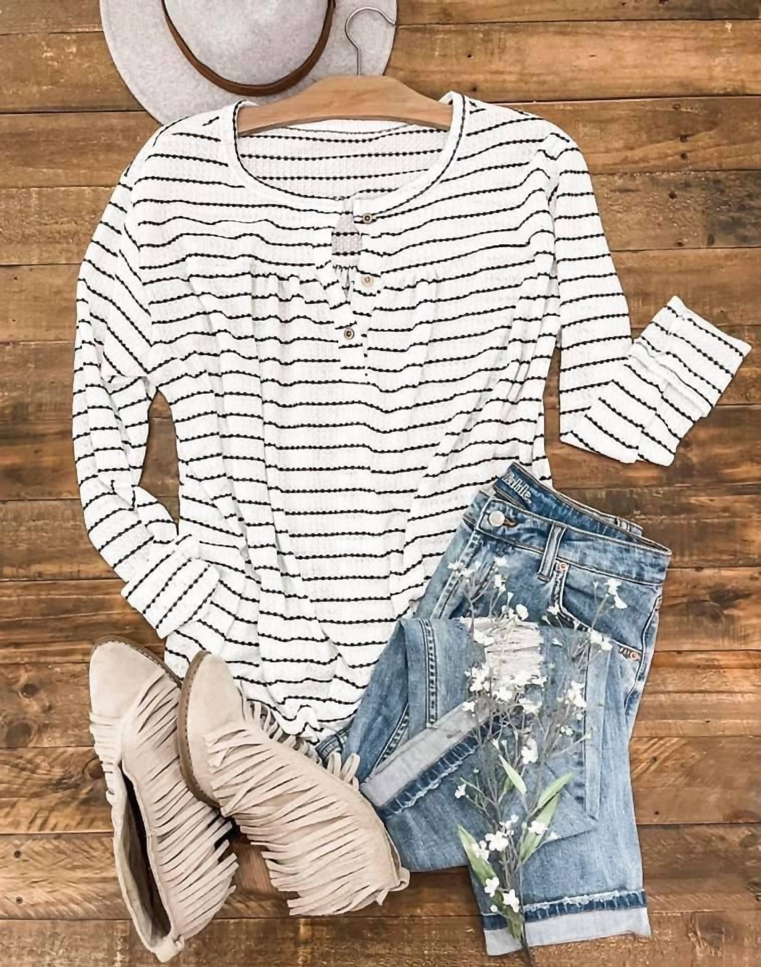 Blakeley - Abby Waffle Top