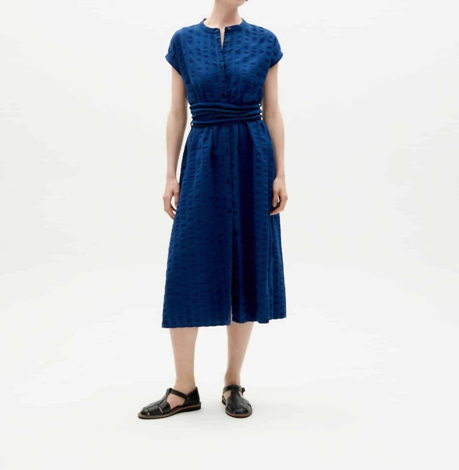 Thinking Mu - Seersucker Gretel Dress