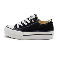 Victoria - Girls' Tribu Canvas Platform Trainers Shoes