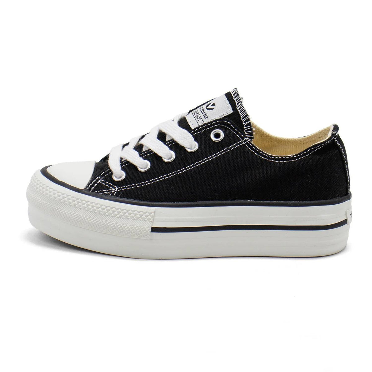 Victoria - Girls' Tribu Canvas Platform Trainers Shoes