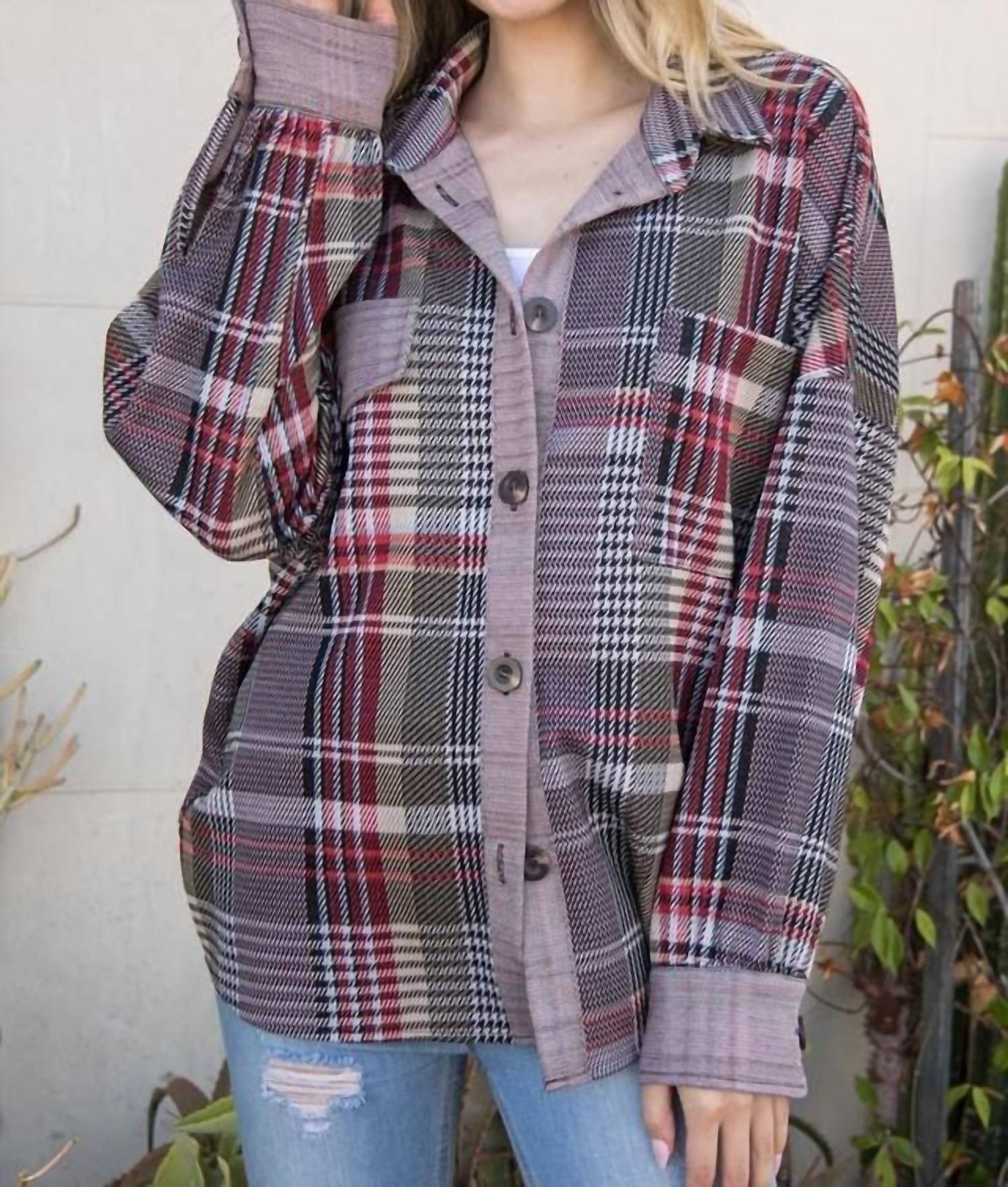 Ellis - Plaid Shacket
