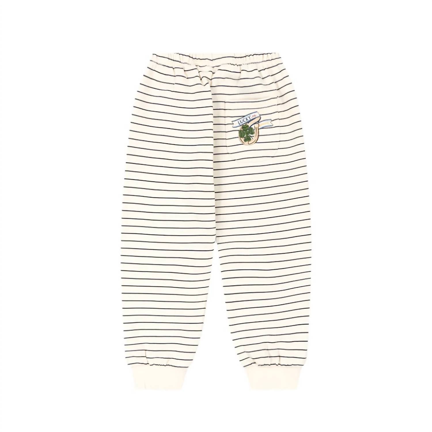 Konges Sløjd - Kid's Lucky Lemon Striped Sweatpants