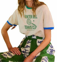 Hunter Bell - Women's Tennis Club Ringer Tee