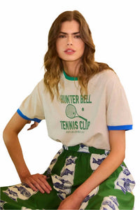 Hunter Bell - Women's Tennis Club Ringer Tee