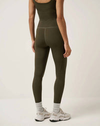 TravisMathew Moveknit Bonded Leggings in grape leaf - women's pants - alternate view