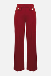 Joseph Ribkoff - Scuba Crepe Wide Leg Pull On Pants