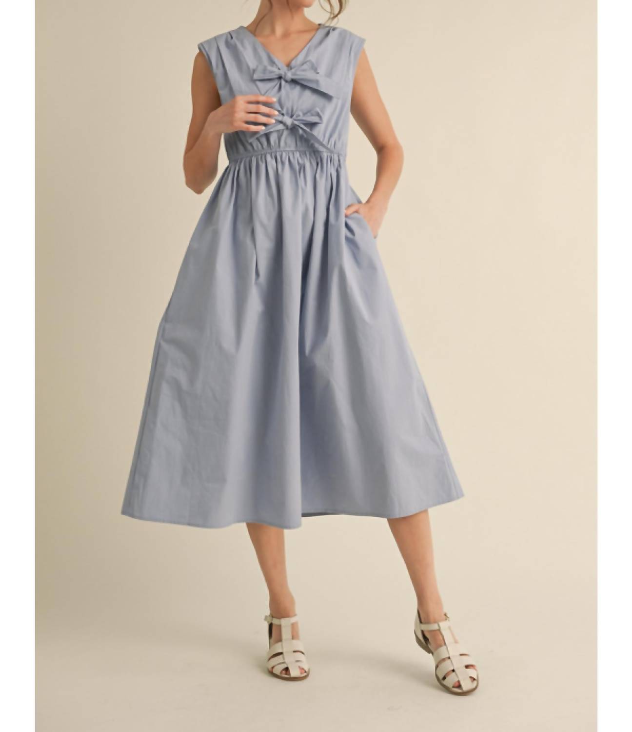 Jodifl - Cotton Poplin Midi Dress