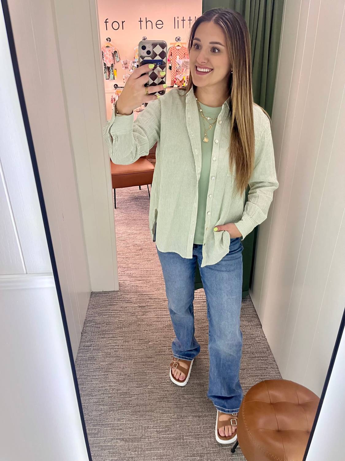 Be Cool - Maren Linen Button Up Top