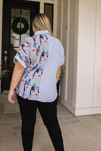 Jodifl - Best Of Both Worlds Button Down Top