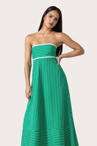 Lusana - Timothy Poplin Maxi Dress