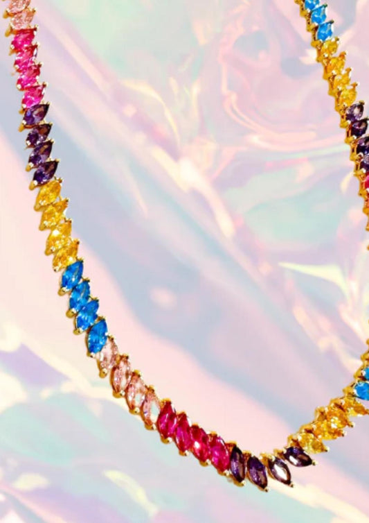 Bracha - Pastel Dreams Tennis Necklace