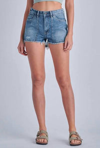 Hidden - Sofie Exposed Pocket Jean Shorts