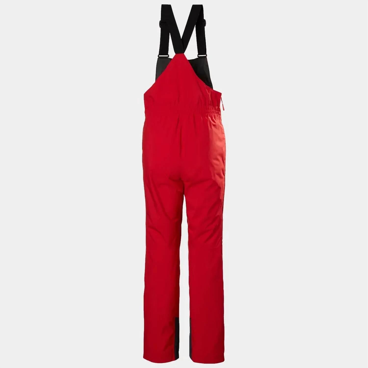 Helly Hansen Women's Legendary Insulated Bib in red - women's pants - detail view