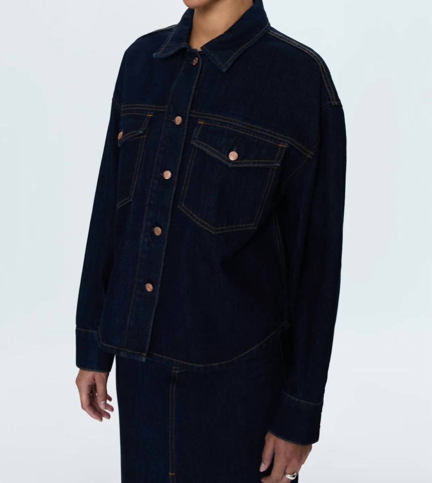 Pistola - Mandy Denim Relaxed Shacket