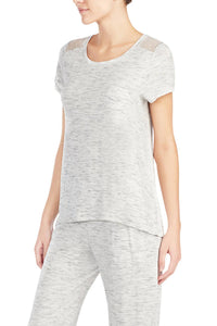 Kensie - Short Sleeve Sleep Pajama Top