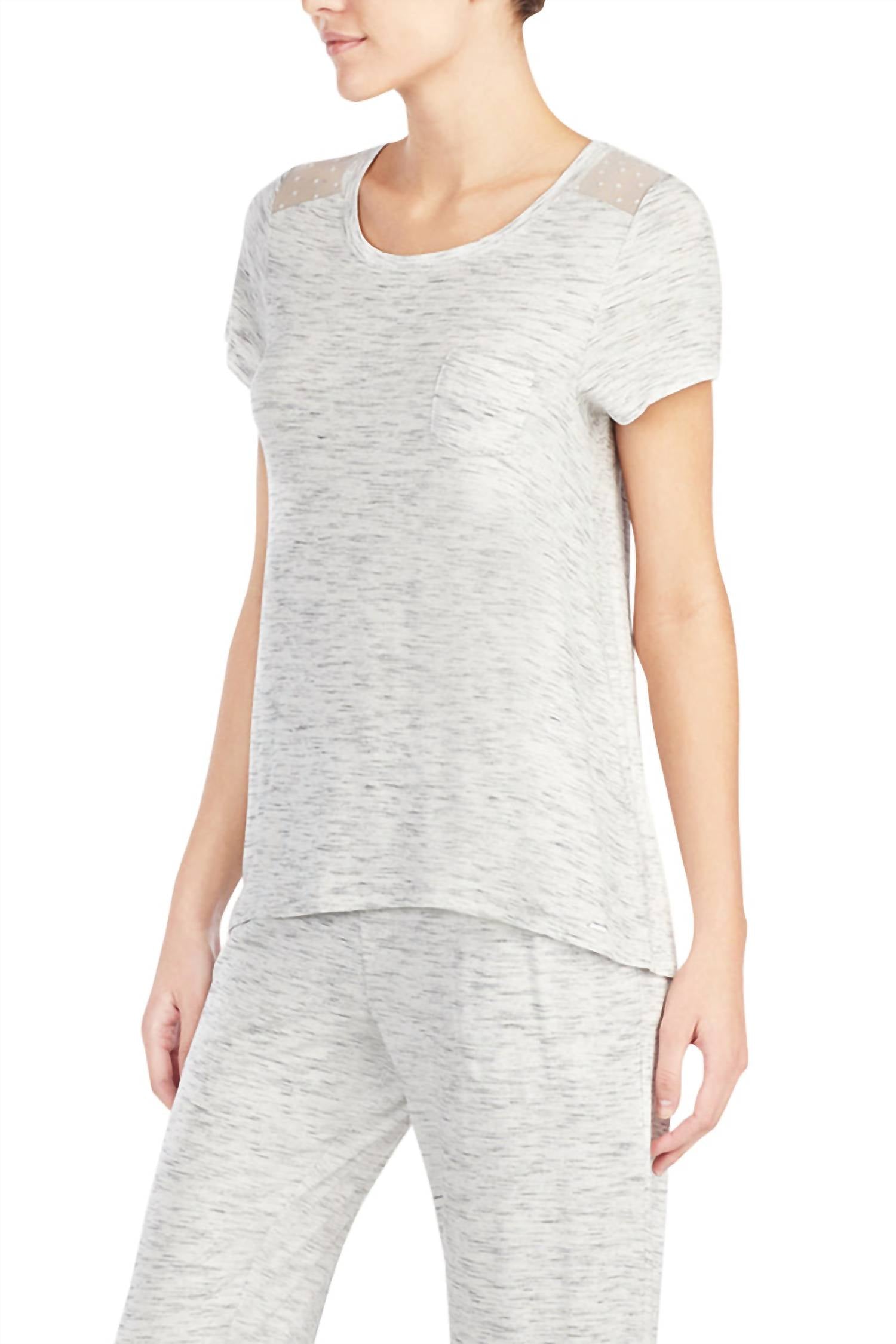 Kensie - Short Sleeve Sleep Pajama Top