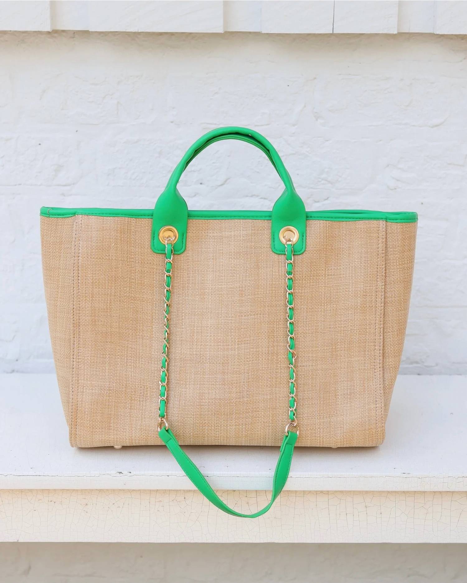Caroline Hill - Missy Natural Tote Bag