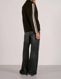 ELAN Track Blazer Jacket in black - women's jacket - detail view