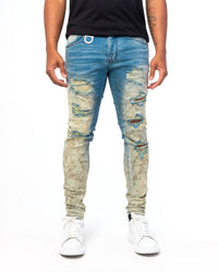 Gala - Prophetic Printed Denim Jeans