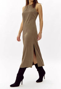 Greylin - Trina Satin Midi Dress