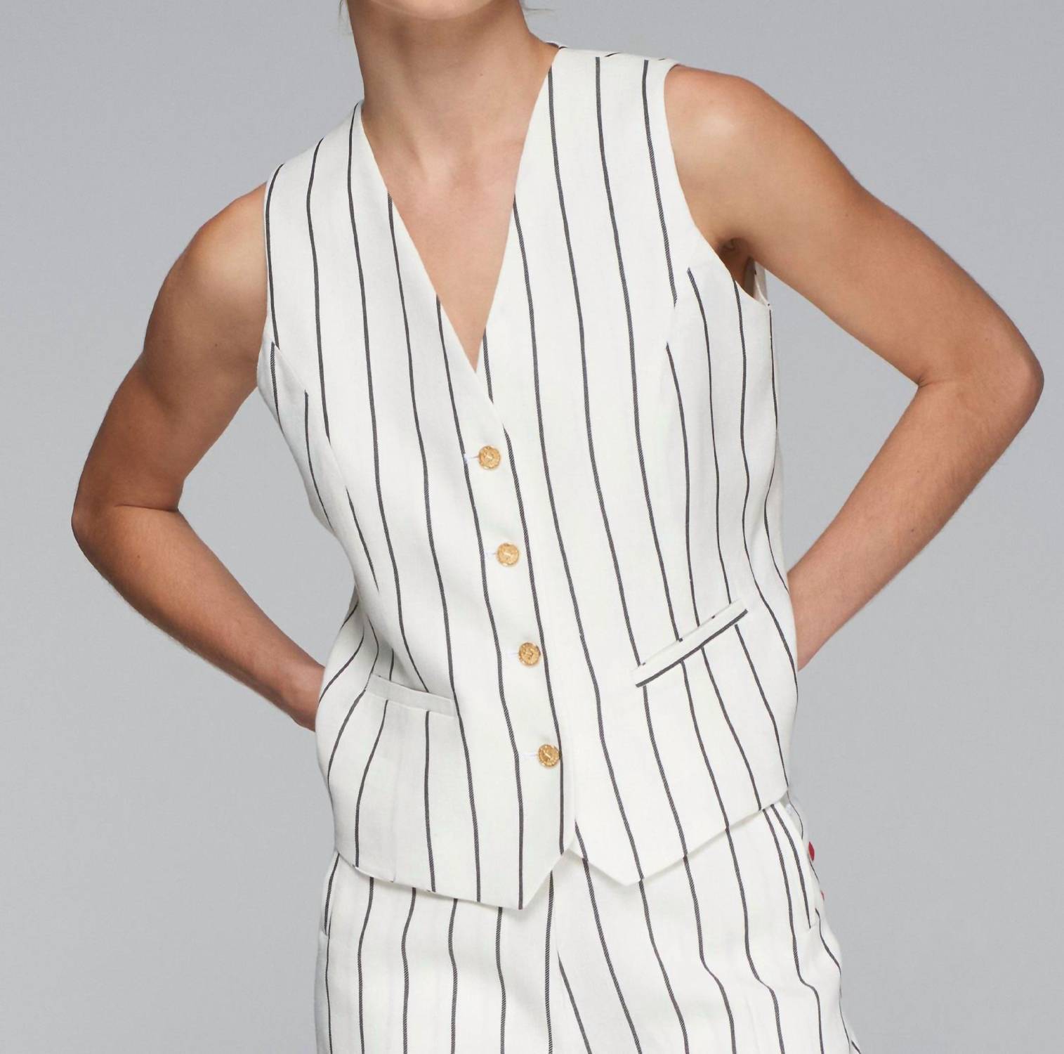 Vilagallo - Diplom Pinstripe vest