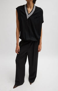 Tibi - Wool Jersey Tennis Vest