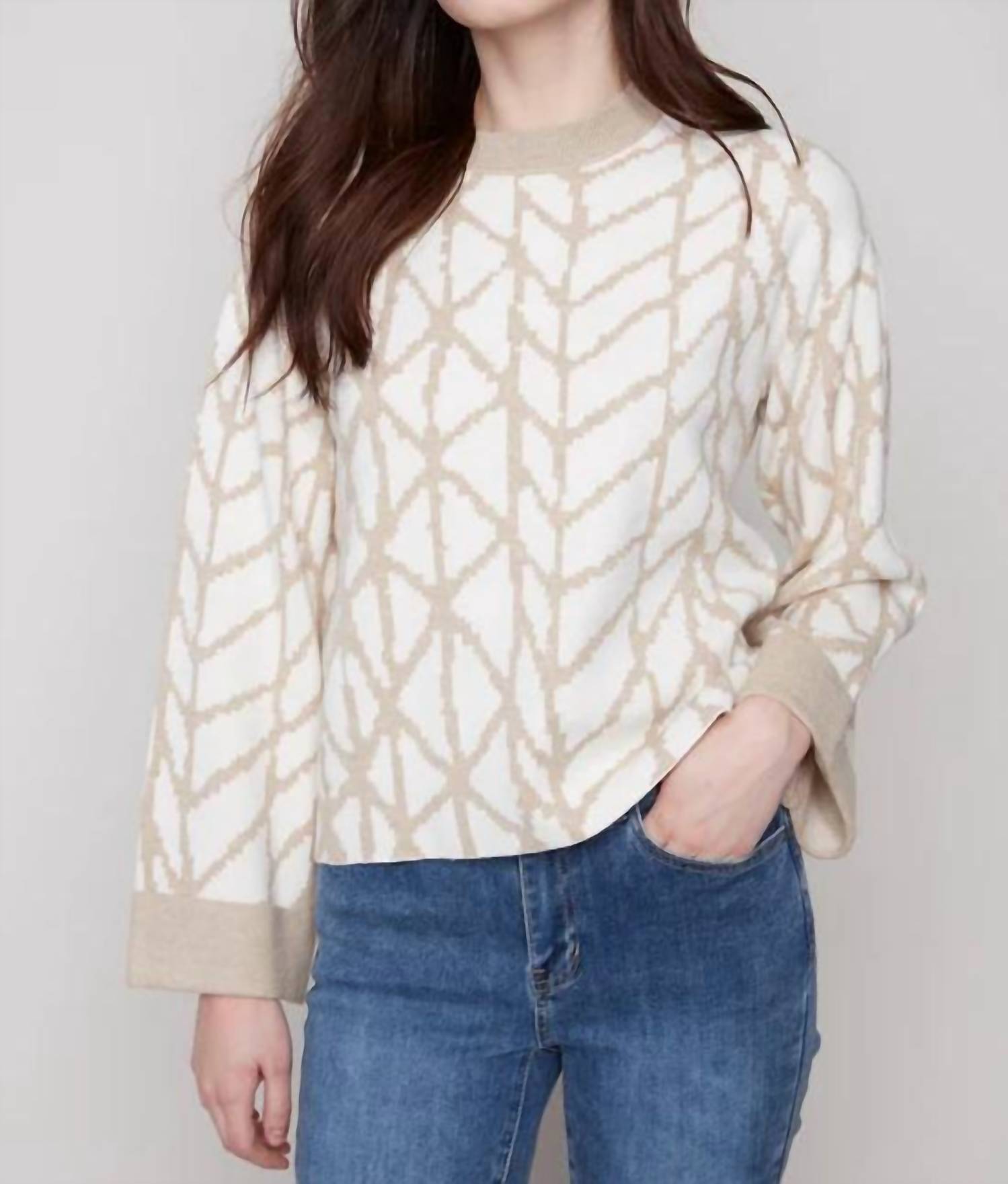 Charlie B - Jacquard Knit Sweater
