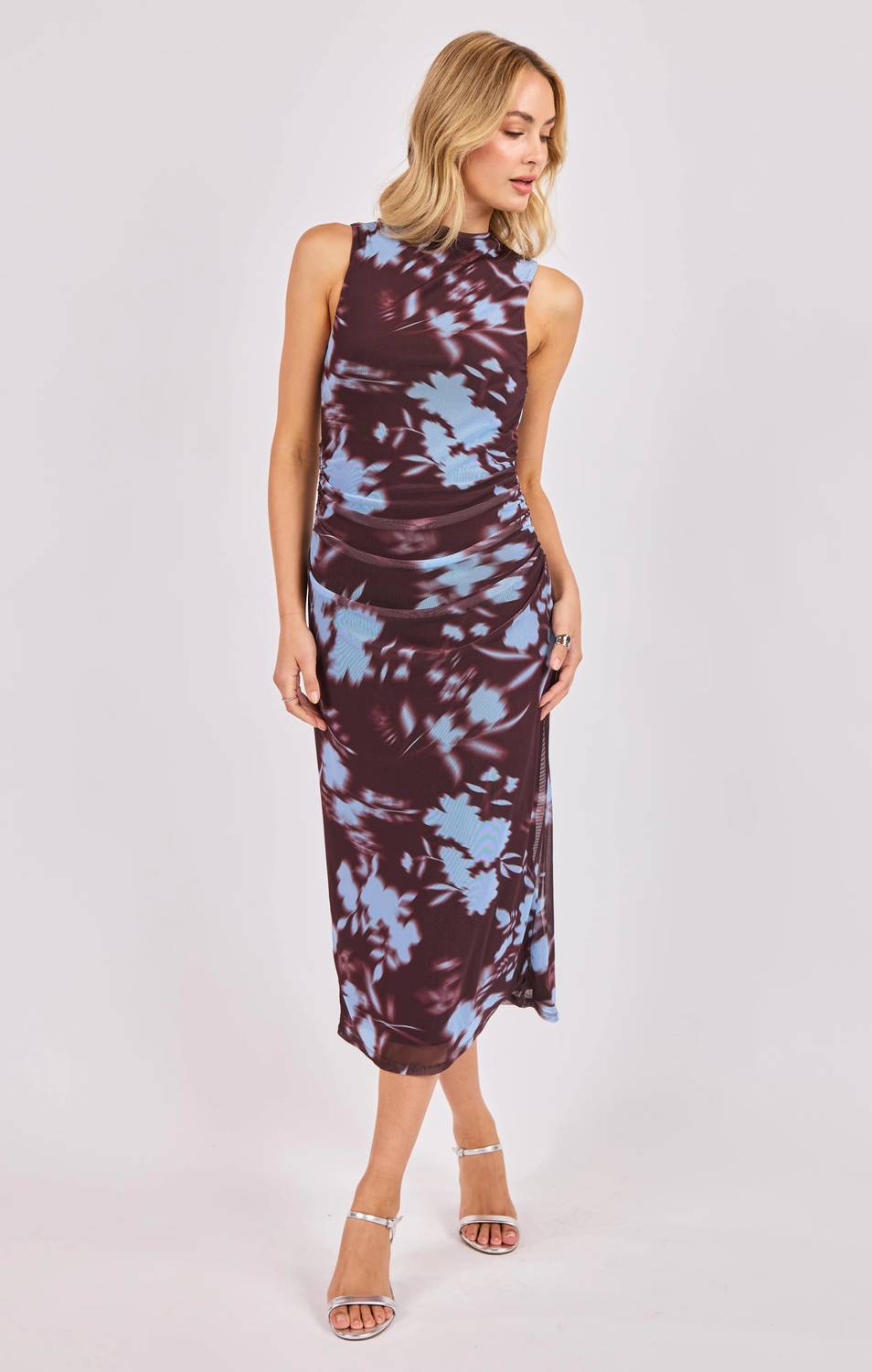 Sadie & Sage - Urban Siren Ruched Midi Dress