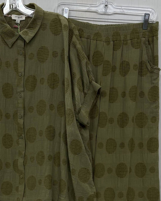 Umgee - Women's Dot Pattern Pant Set