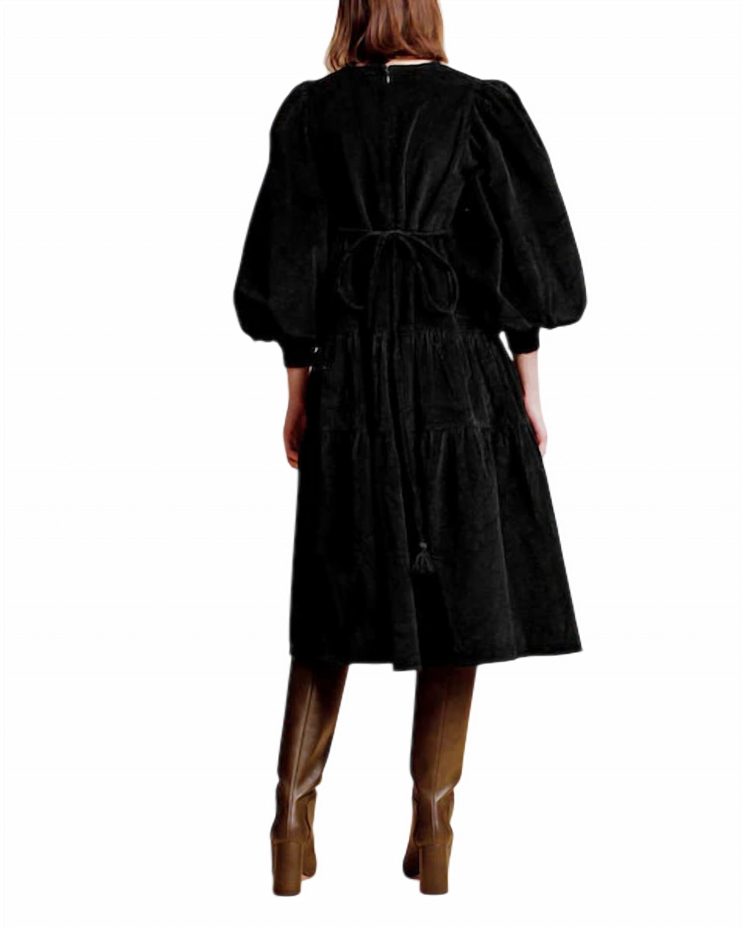 Bytimo - Corduroy Midi Dress