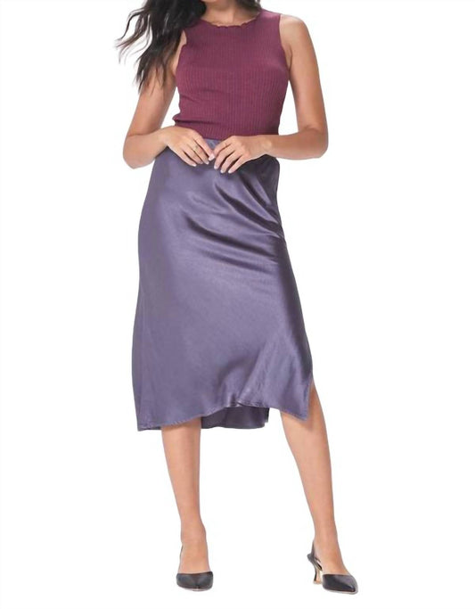 DORIT SILKY SLIP SKIRT