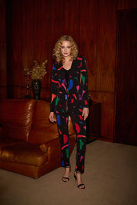 Joseph Ribkoff - Abstract Print Blazer