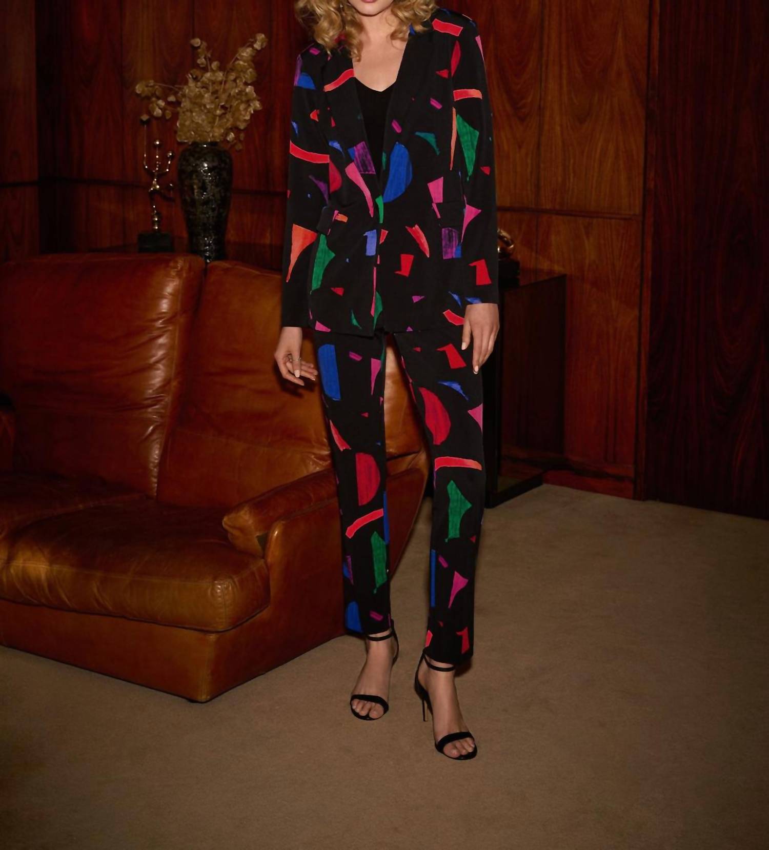 Joseph Ribkoff - Abstract Print Blazer