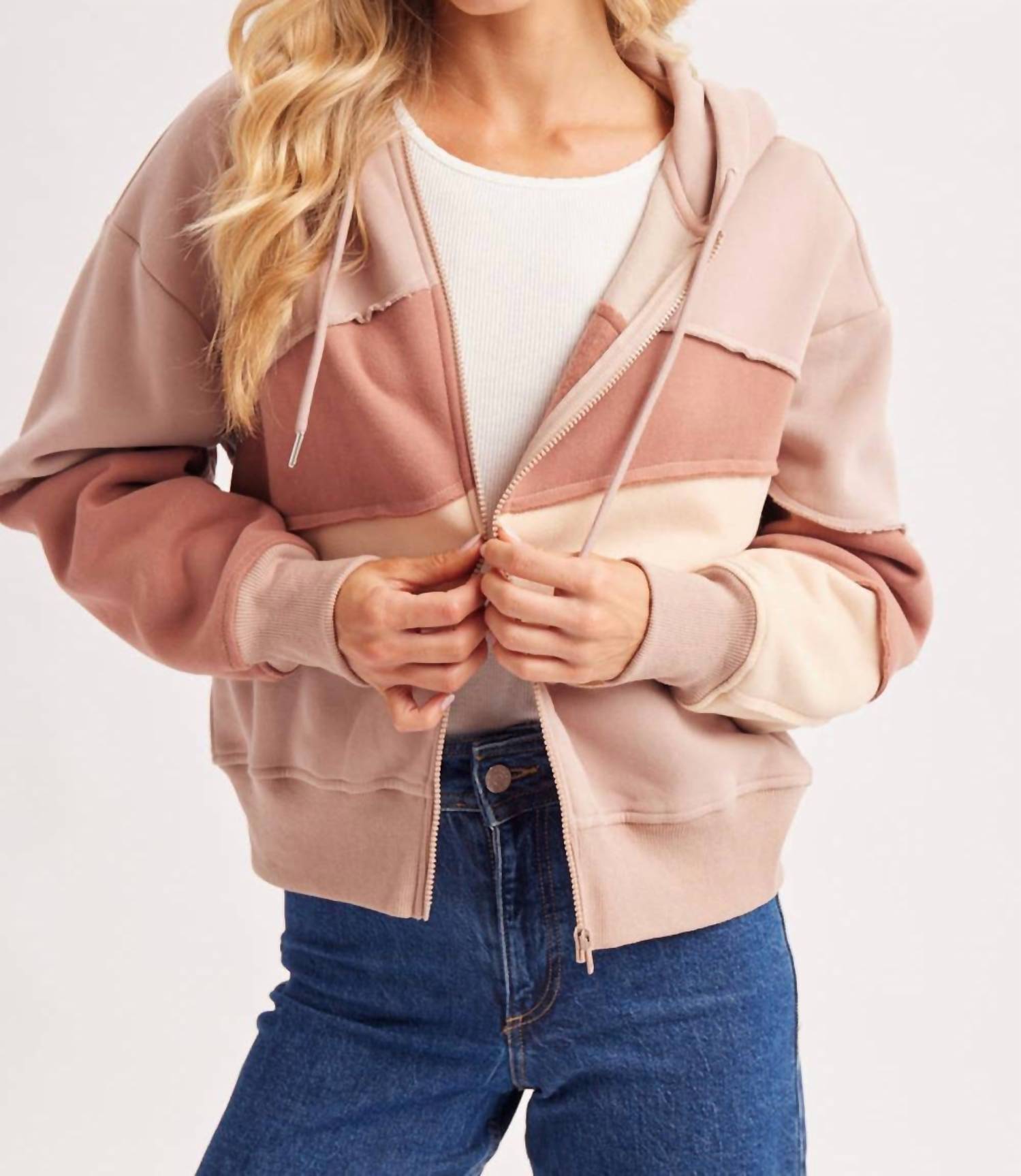 Bluivy - Adeline Patchwork Hoodie