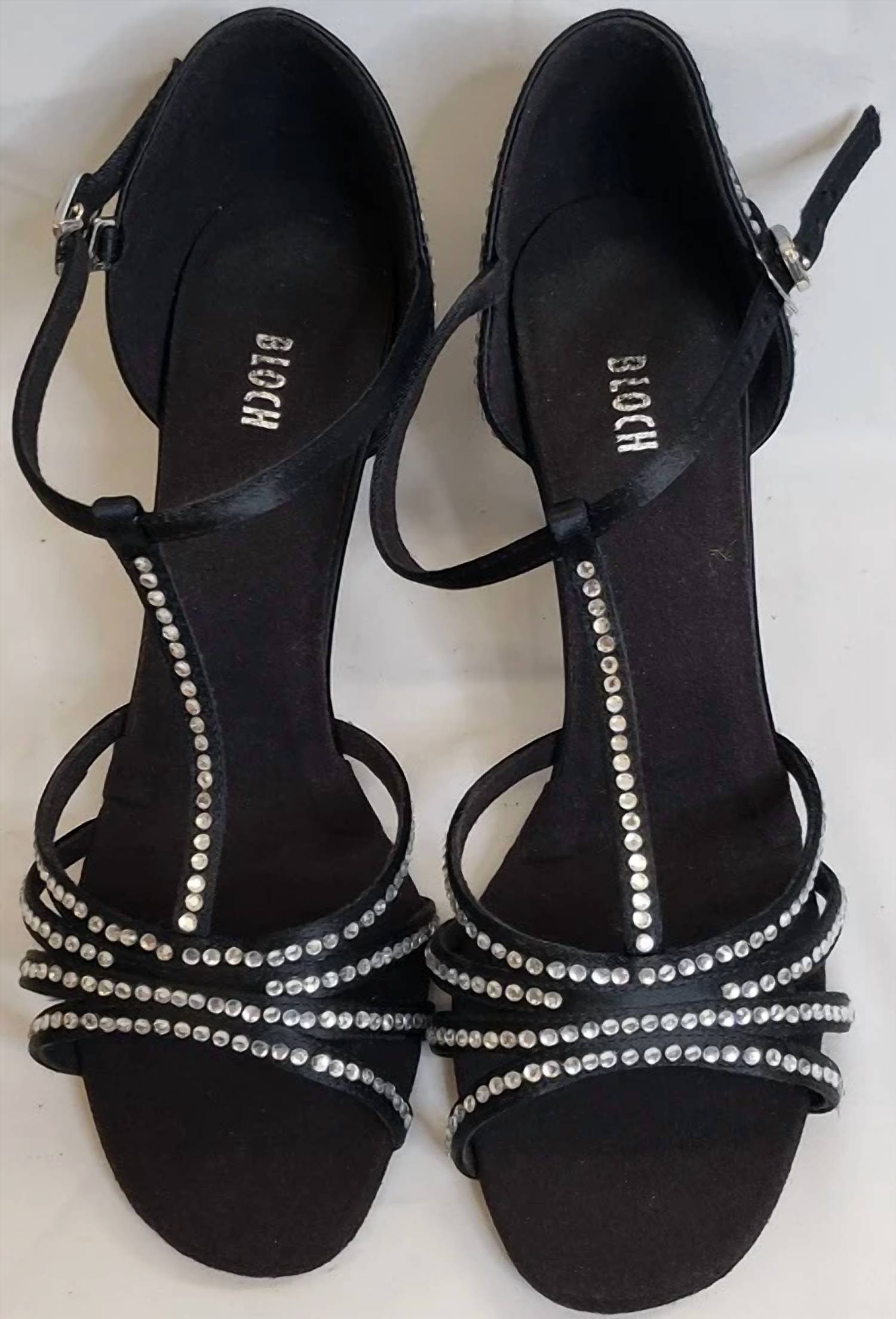 Bloch - Women's Guilia 2.5" Flare Heel Latin Sandal With Rhinestones