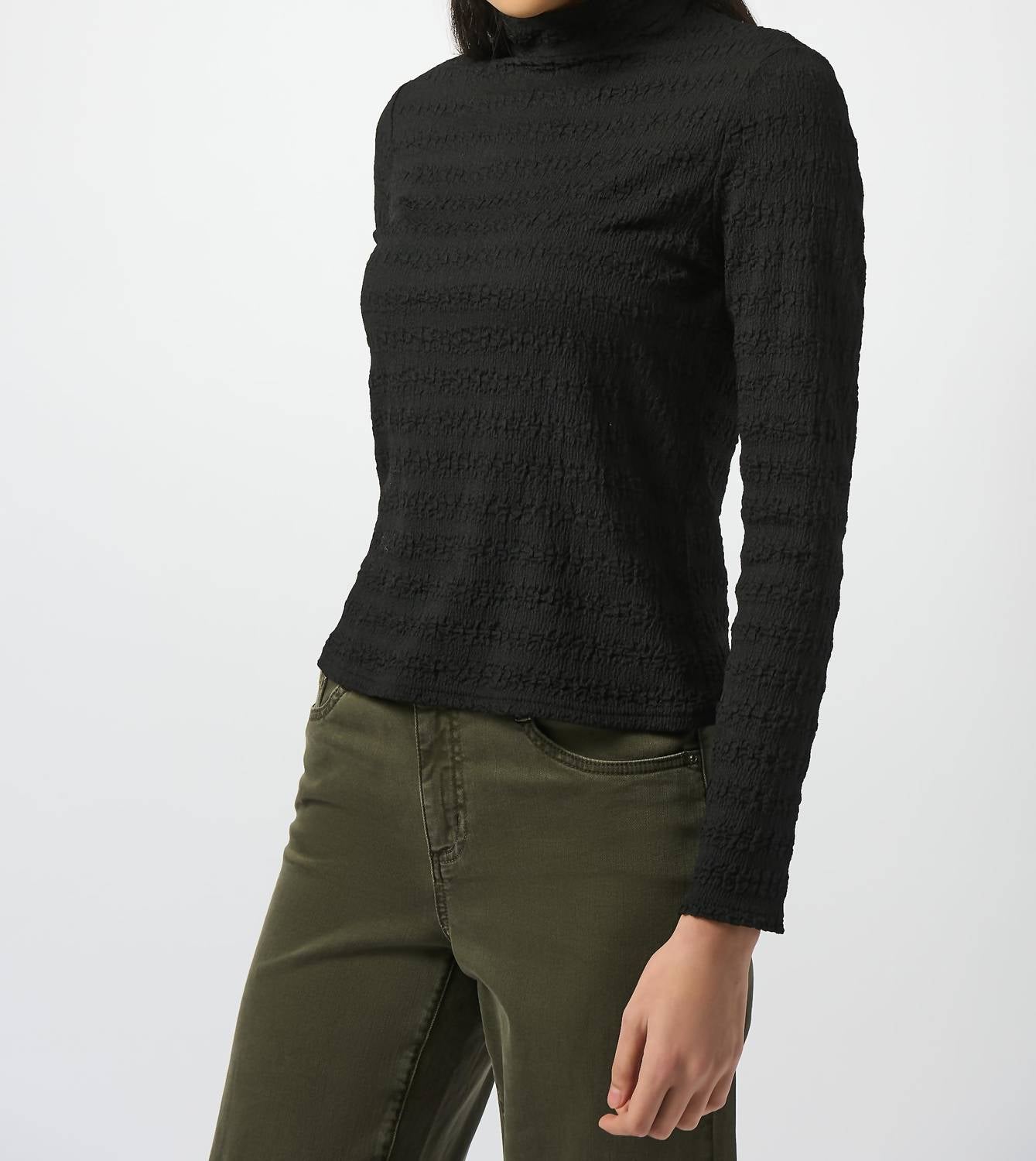 Joseph Ribkoff - High Neck Textured Pullover