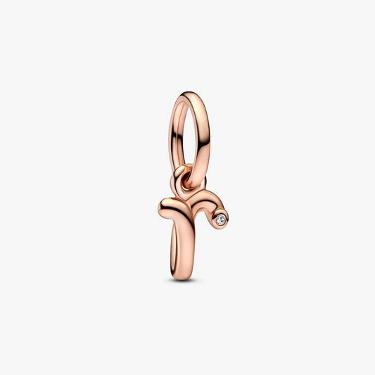 Pandora - Letter R Script Dangle Charm