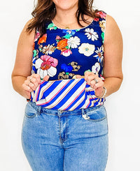 CHARLIE B Reversible Cami Top in gardenia - women's shirt - detail view