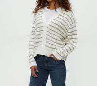 Michael Stars - Dodi Striped V-neck Cardigan